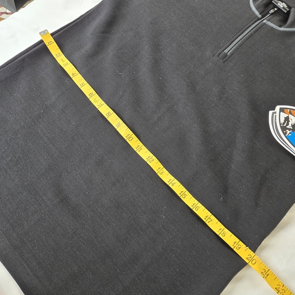 Kuhl NWT Team 1/4 zip merino wool Maxwool Schmart Pullover Small black grey - Picture 10 of 17